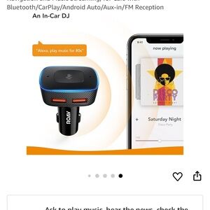 Roav Bluetooth Car Adapter with Alexa